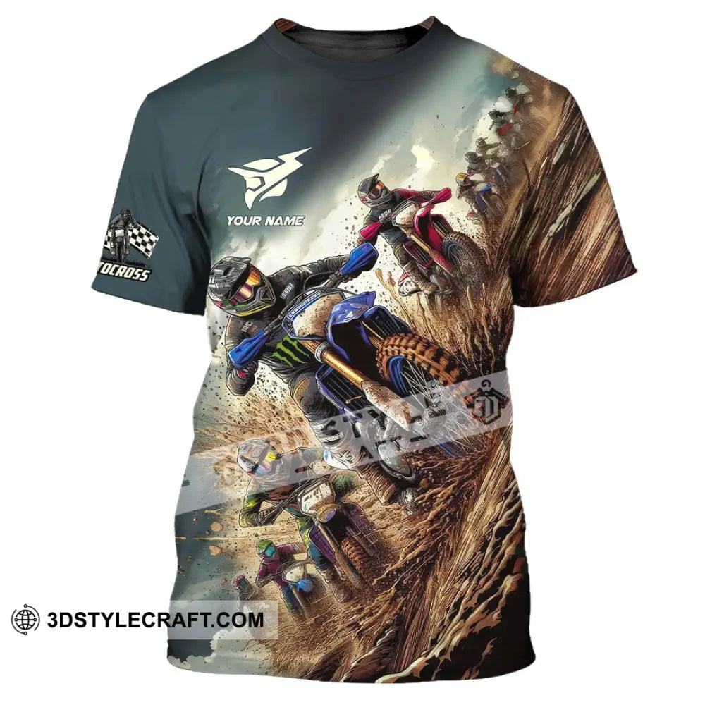 Unisex Shirt - Custom Motocross Player Shirt T-Shirt / S T-shirt