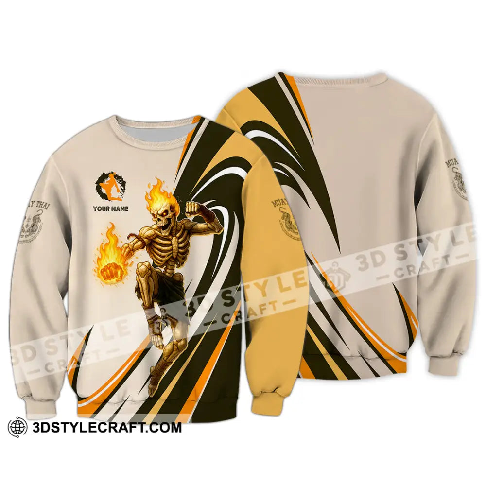 Unisex Shirt - Custom Muay Thai Shirt Long Sleeve / S T-shirt