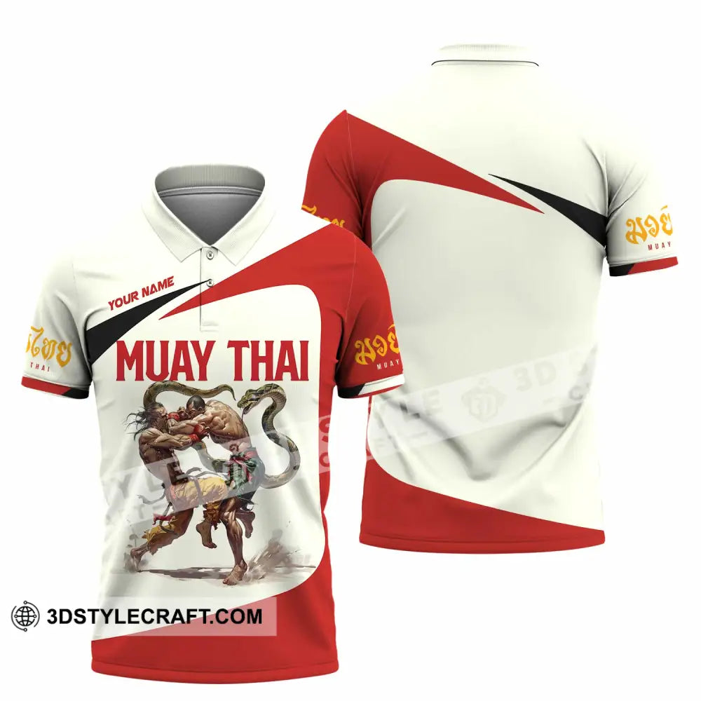 Unisex Shirt - Custom Muay Thai Shirt Polo Shirt / S T-shirt