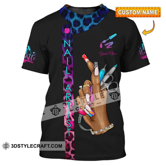 Unisex Shirt Custom Nails Artist Shirt T shirt