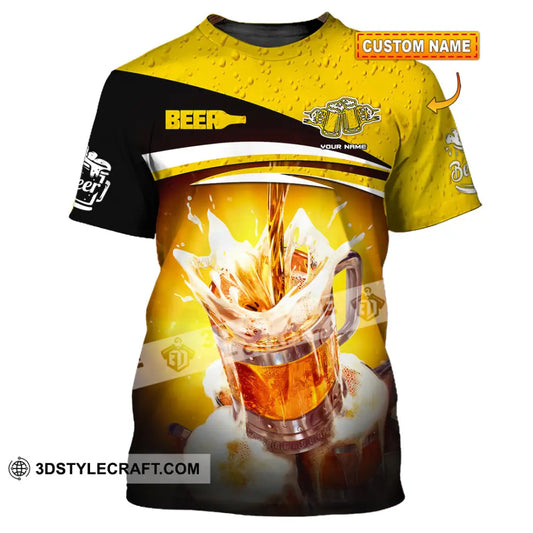 Unisex Shirt Custom Name Beer Lover T-Shirt