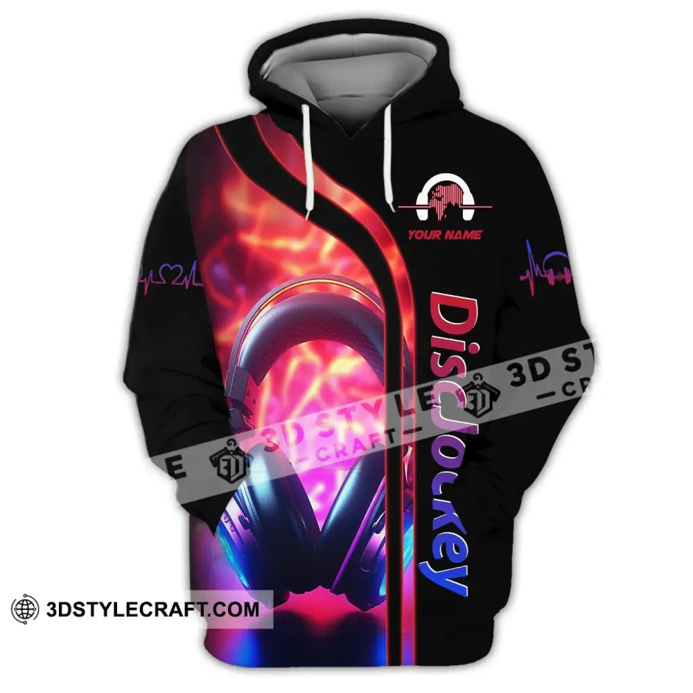Unisex Shirt Custom Name Disc Jockey Dj Hoodie Polo Long Sleeve Gift For / S T-Shirt