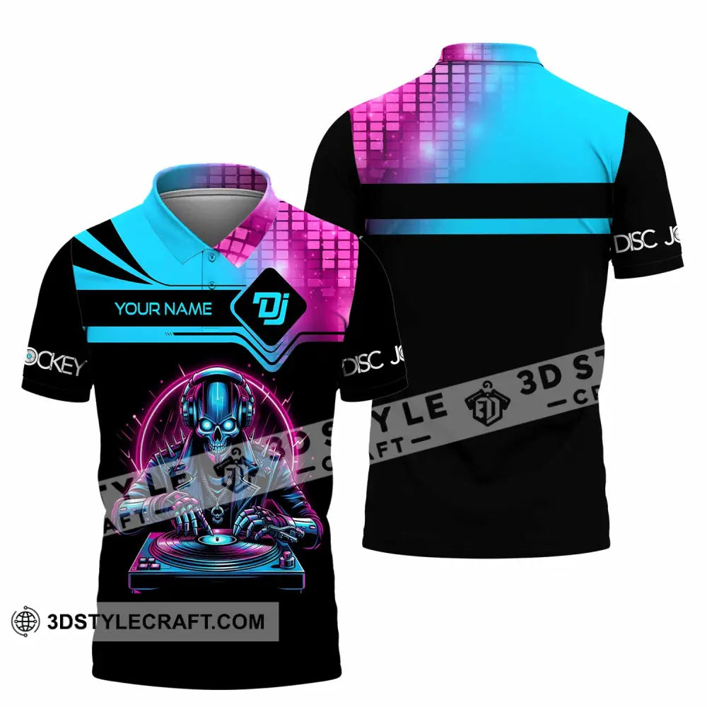 Unisex Shirt Custom Name Disc Jockey Dj Hoodie Polo Long Sleeve / S T-Shirt