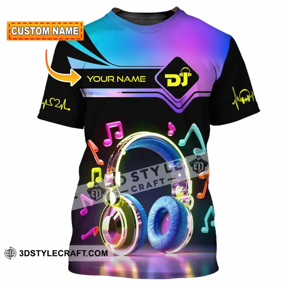 Unisex Shirt Custom Name Dj Hoodie Polo Long Sleeve T-Shirt