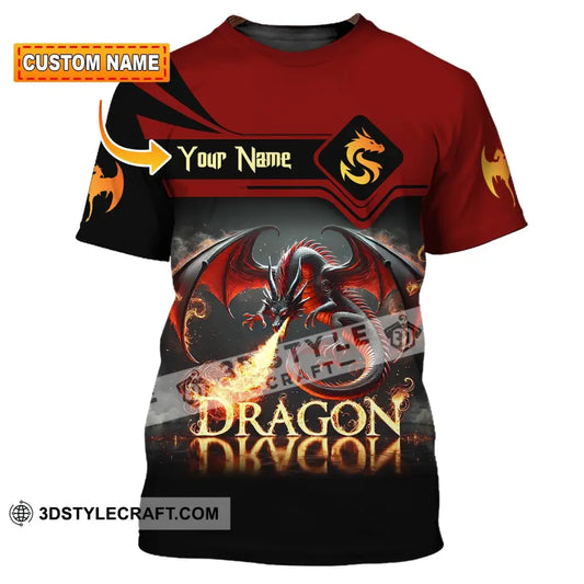 Unisex Shirt Custom Name For Dragon Lover T-Shirt Hoodie Long Sleeve T-Shirt