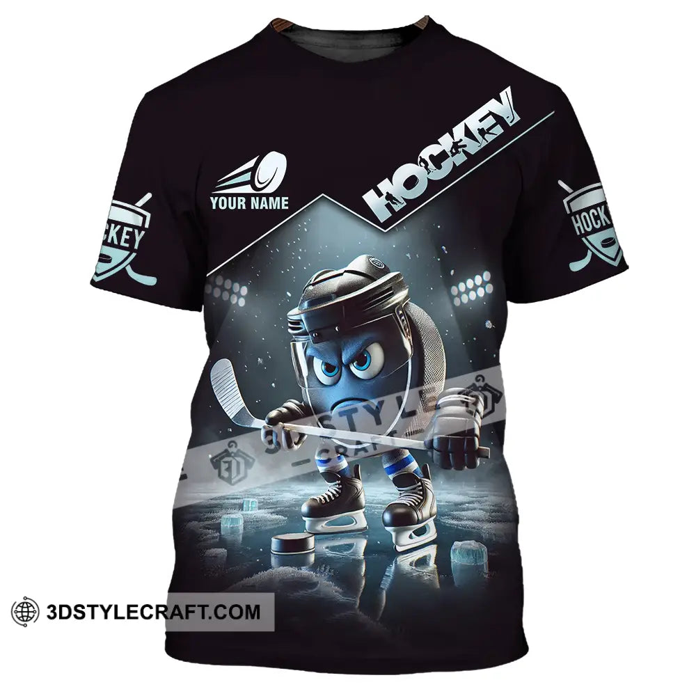 Unisex Shirt - Custom Name Hockey T-Shirt / S T-Shirt