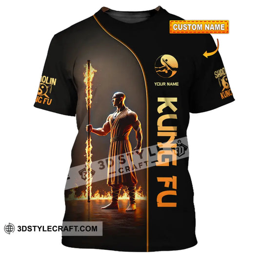 Unisex Shirt Custom Name Kung Fu Lover Gift T-Shirt