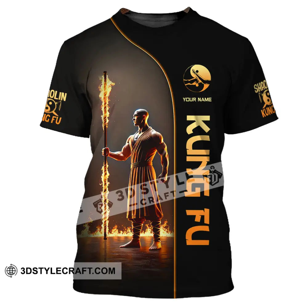 Unisex Shirt Custom Name Kung Fu Lover Gift T-Shirt / S T-Shirt