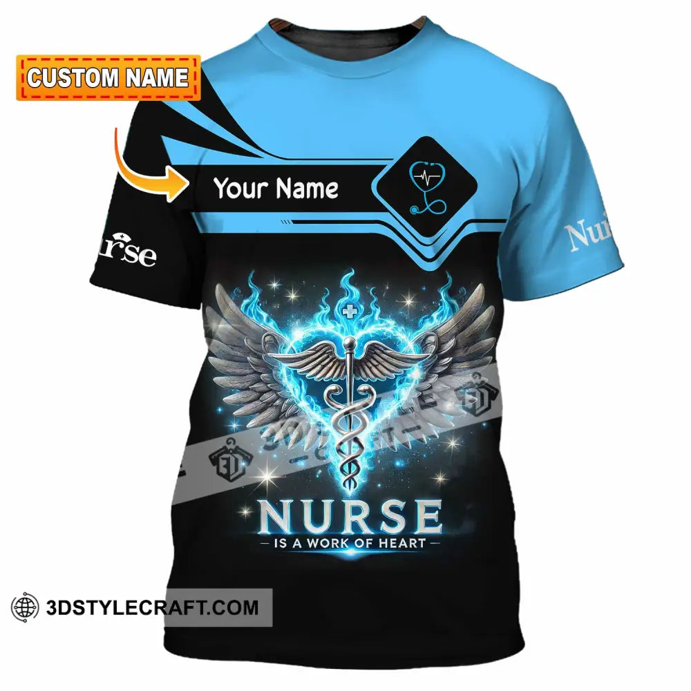 Unisex Shirt Custom Name Nurse T-Shirt T-Shirt