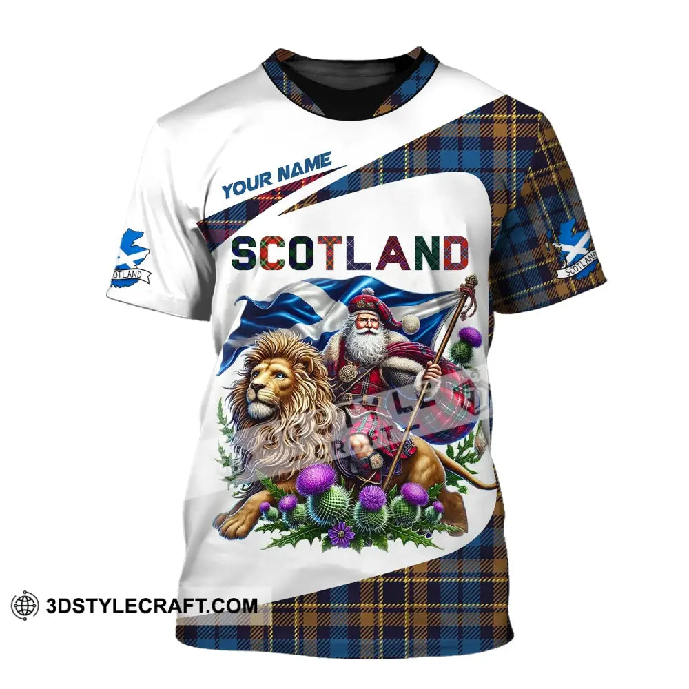 Unisex Shirt Custom Name Scotland Lover Gift T-Shirt / S T-Shirt