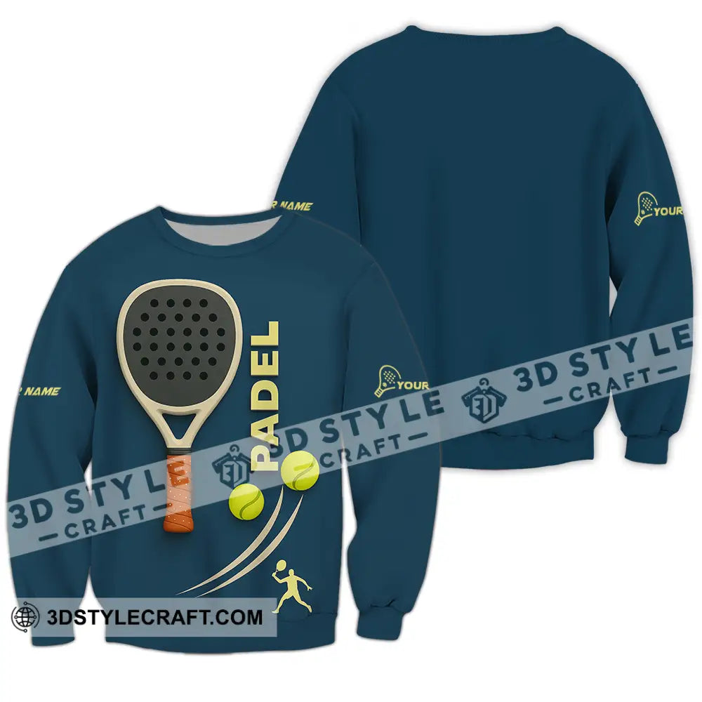 Unisex Shirt - Custom Padel Shirt Long Sleeve / S T-shirt