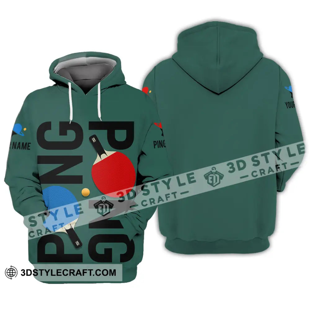 Unisex Shirt - Custom Ping Pong Shirt Hoodie / S T-shirt