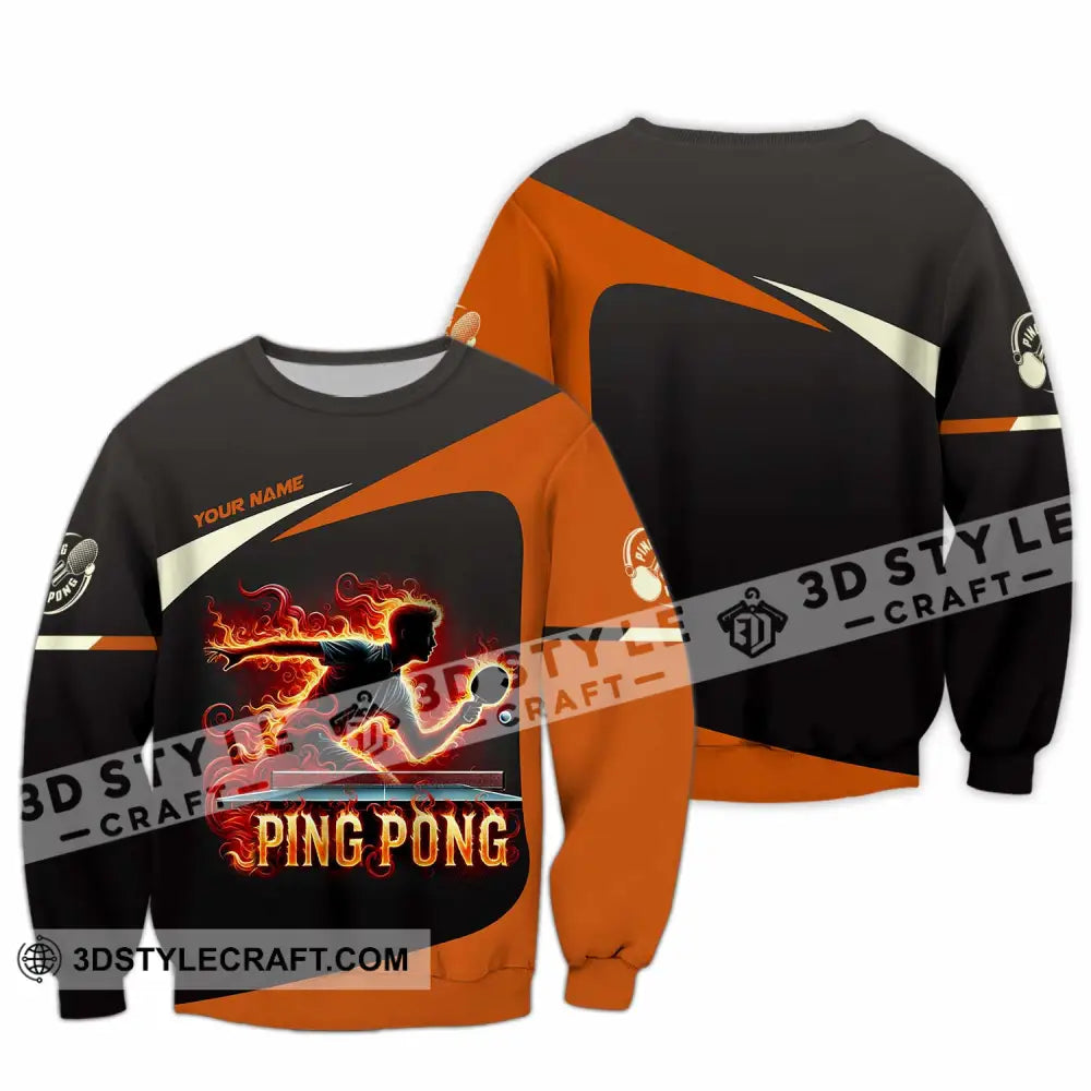 Unisex Shirt - Custom Ping Pong Shirt Long Sleeve / S T-shirt