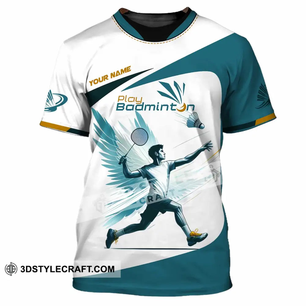 Unisex Shirt - Custom Play Badminton Shirt T-Shirt / S T-shirt