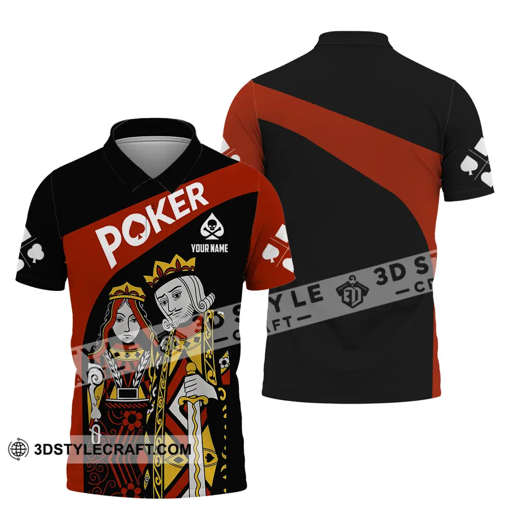 Unisex Shirt - Custom Poker Lover Shirt Polo Shirt / S T-shirt