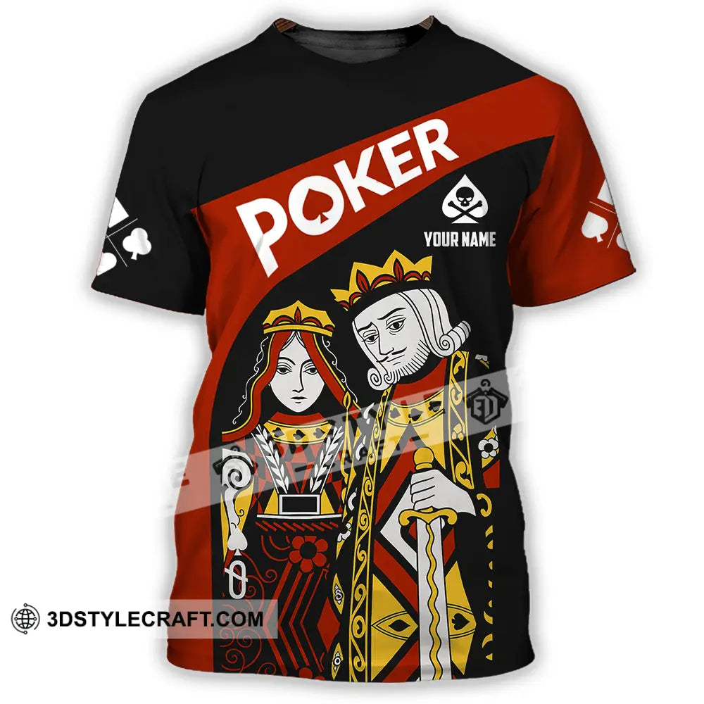 Unisex Shirt - Custom Poker Lover Shirt T-Shirt / S T-shirt
