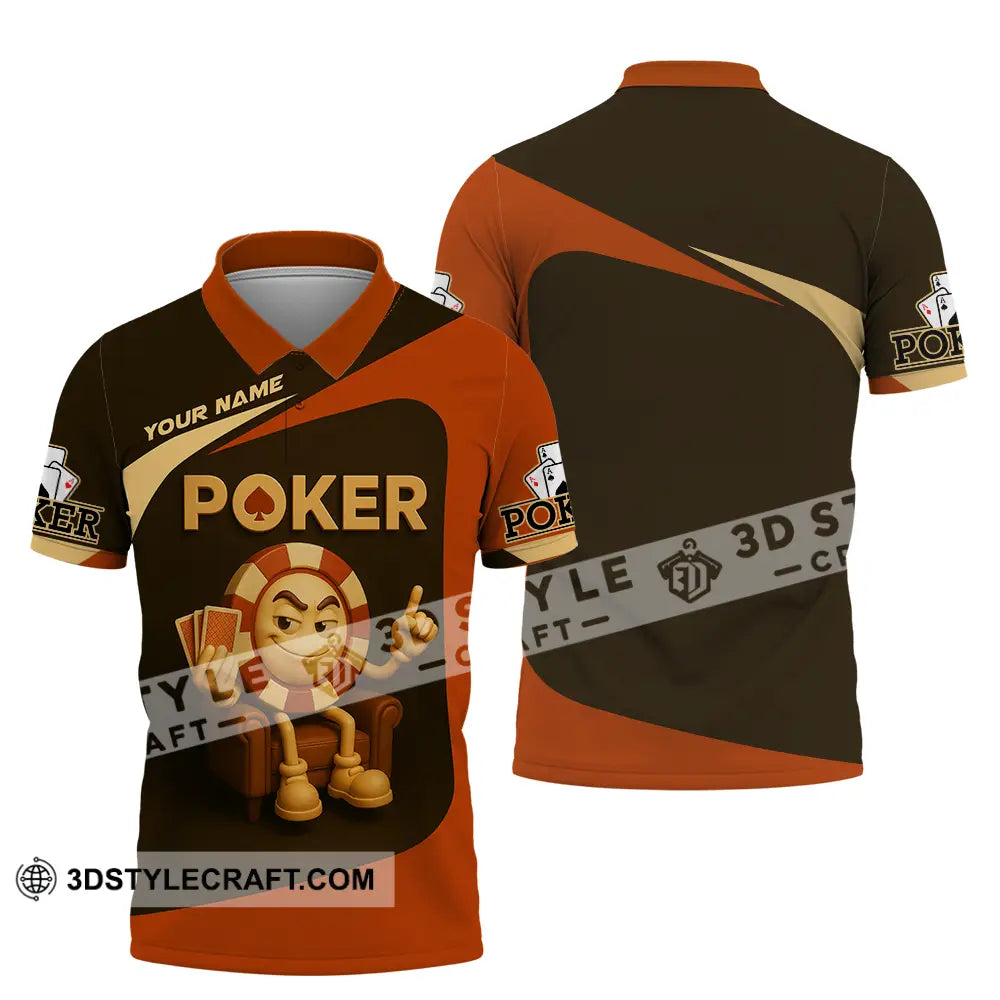 Unisex Shirt - Custom Poker Shirt Polo Shirt / S T-shirt