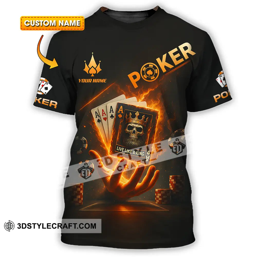 Unisex Shirt - Custom Poker Shirt T-shirt