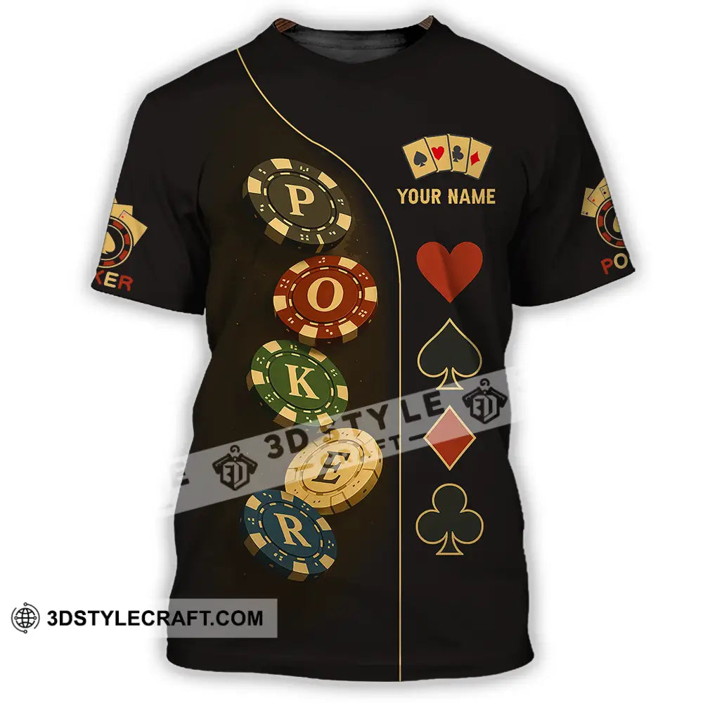 Unisex Shirt - Custom Poker Shirt T-Shirt / S T-shirt