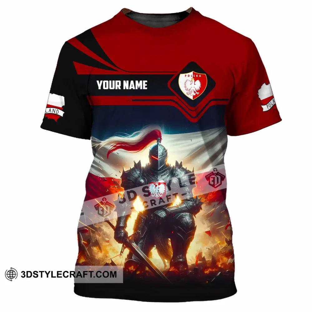 Unisex Shirt - Custom Polska Poland Shirt T-Shirt / S T-shirt