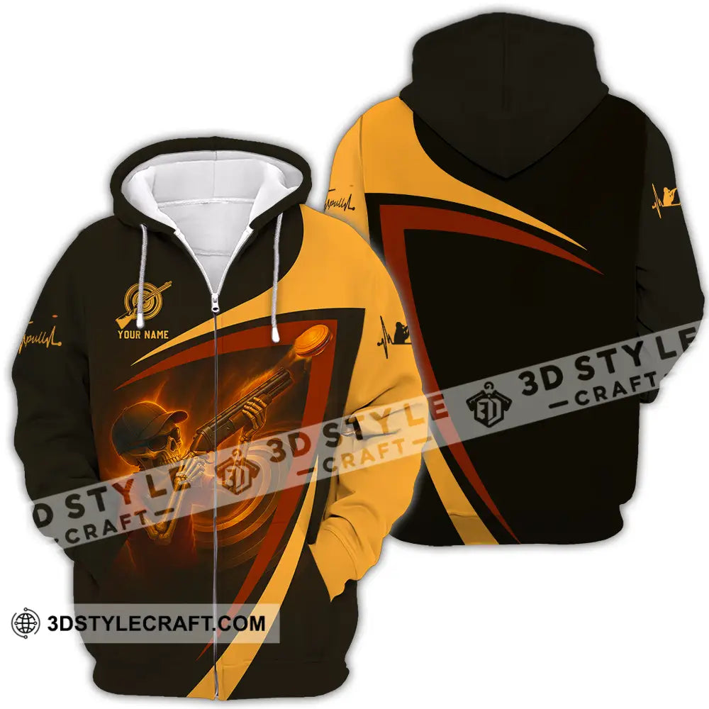 Unisex Shirt - Custom Pull Shirt Zipper Hoodie / S T-shirt