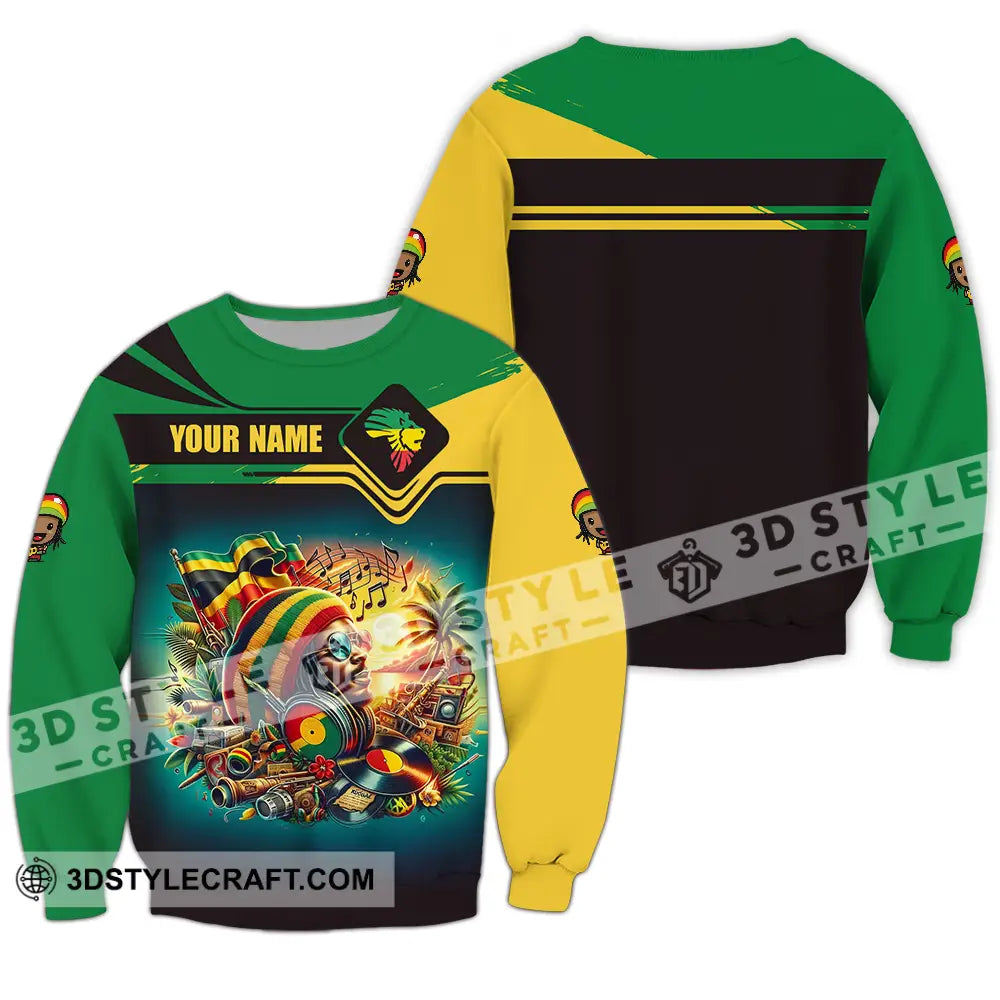 Unisex Shirt - Custom Reggae Shirt Long Sleeve / S T-shirt