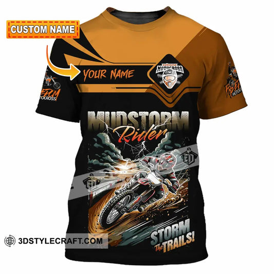 Unisex Shirt - Custom Rider Storm The Trails Sport Shirt T-shirt