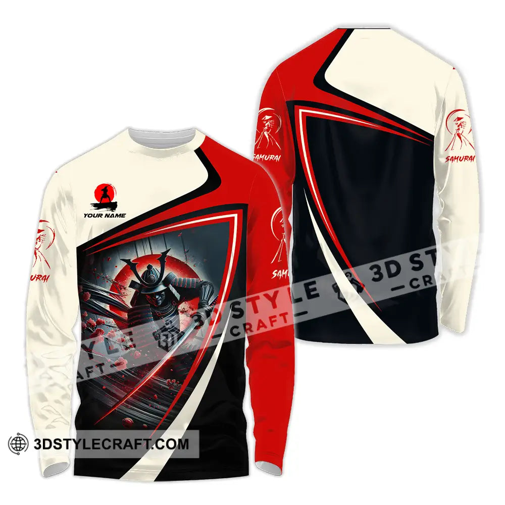 Unisex Shirt - Custom Samurai Shirt Long Sleeve Shirt / S T-shirt
