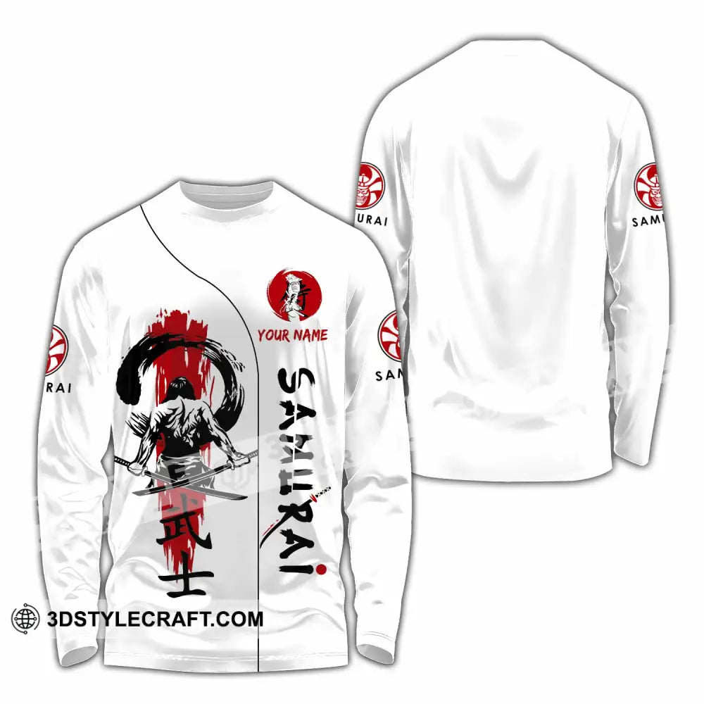 Unisex Shirt - Custom Samurai Shirt Long Sleeve Shirt / S T-shirt