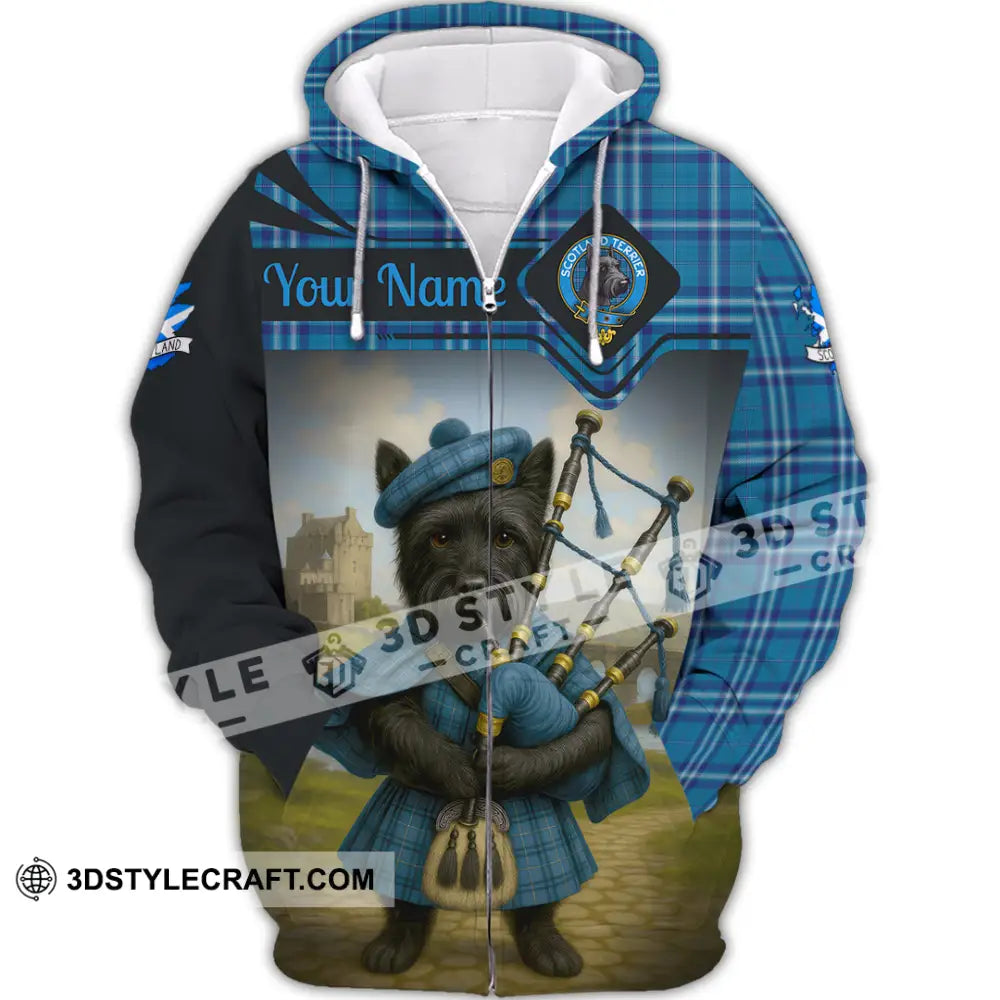 Unisex Shirt - Custom Scotland Shirt Zipper Hoodie / S T-shirt