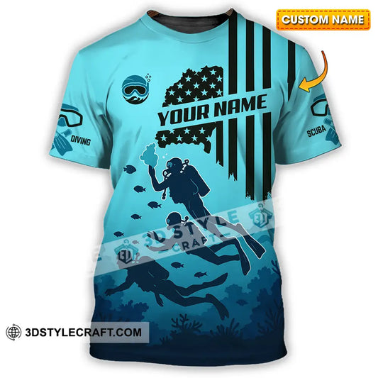 Unisex Shirt - Custom Scuba Diving Shirt T-shirt
