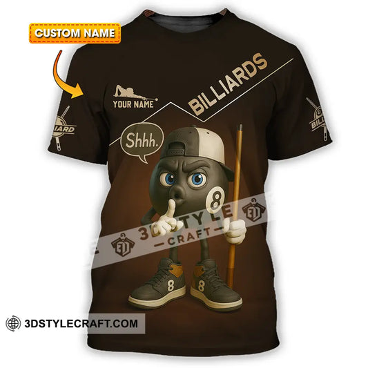 Unisex Shirt - Custom Shhh Billiards Shirt T-shirt
