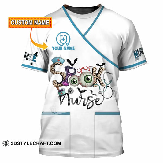 Unisex Shirt - Custom Spooky Nurse Halloween Shirt T-shirt