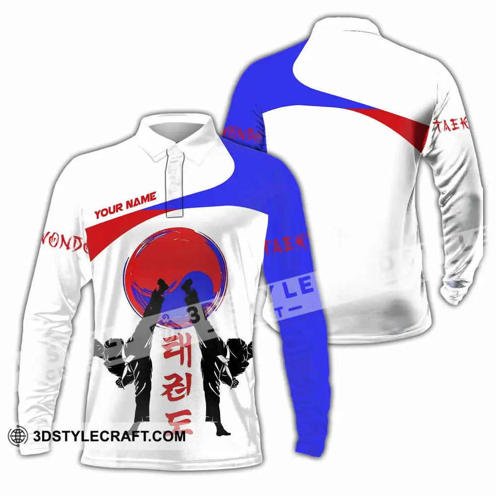 Unisex Shirt - Custom Taekwondo Lover Sport Shirt Long Sleeve Polo / S T-shirt