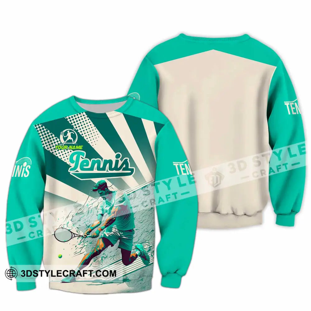 Unisex Shirt - Custom Tennis Player Shirt Long Sleeve / S T-shirt