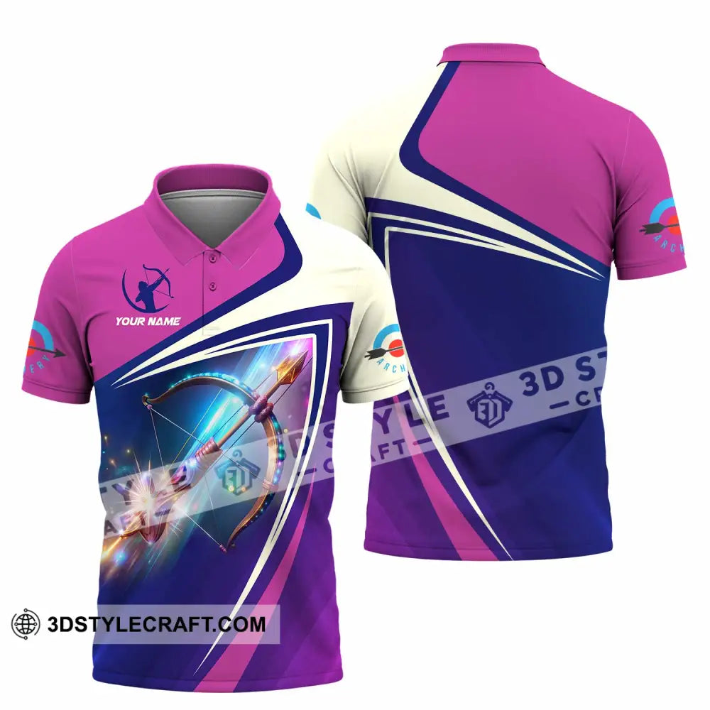 Unisex Shirt - Custom Text Shirt Archery Shirt Polo Shirt / S T-shirt