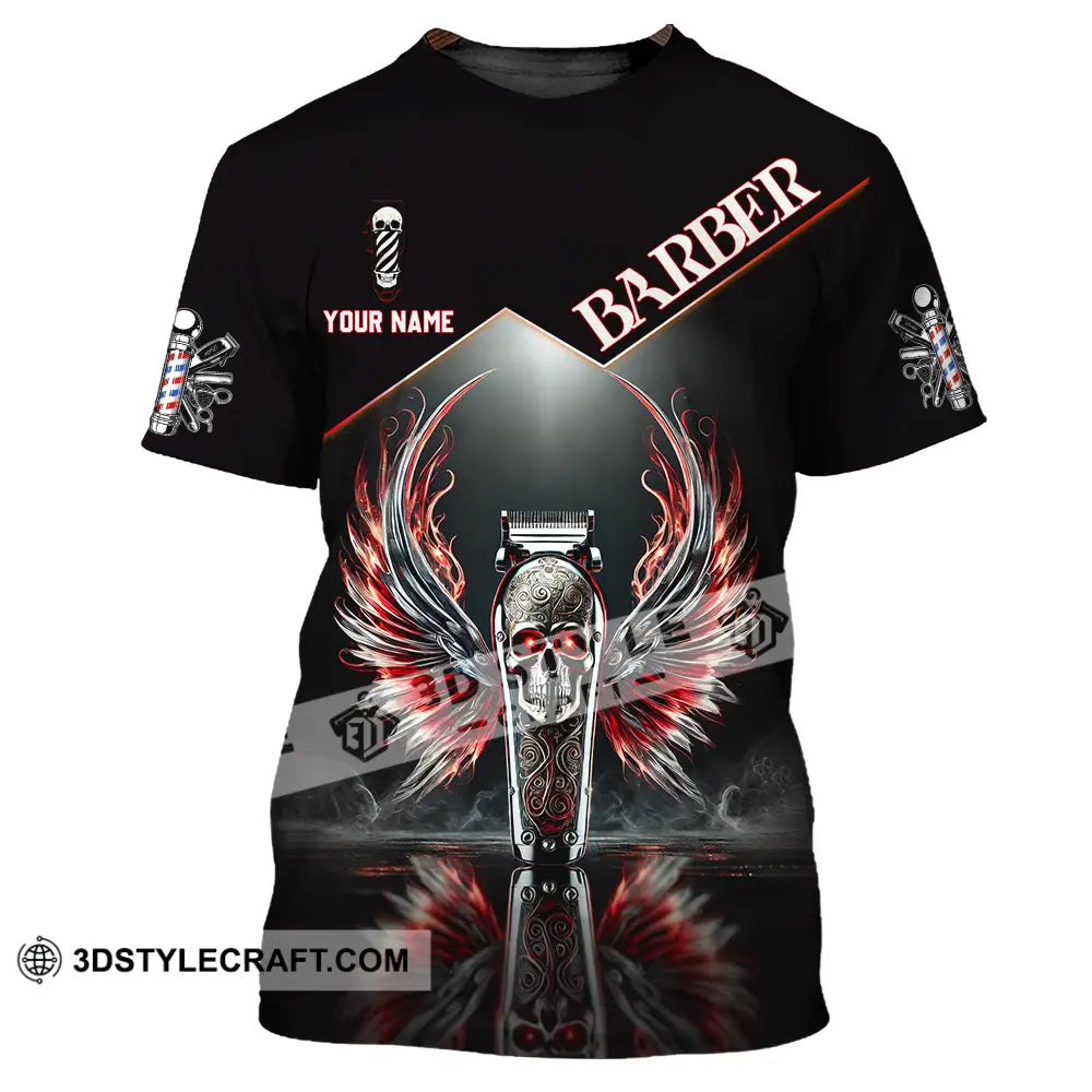 Unisex Shirt - Custom Text Barber T-Shirt / S T-Shirt