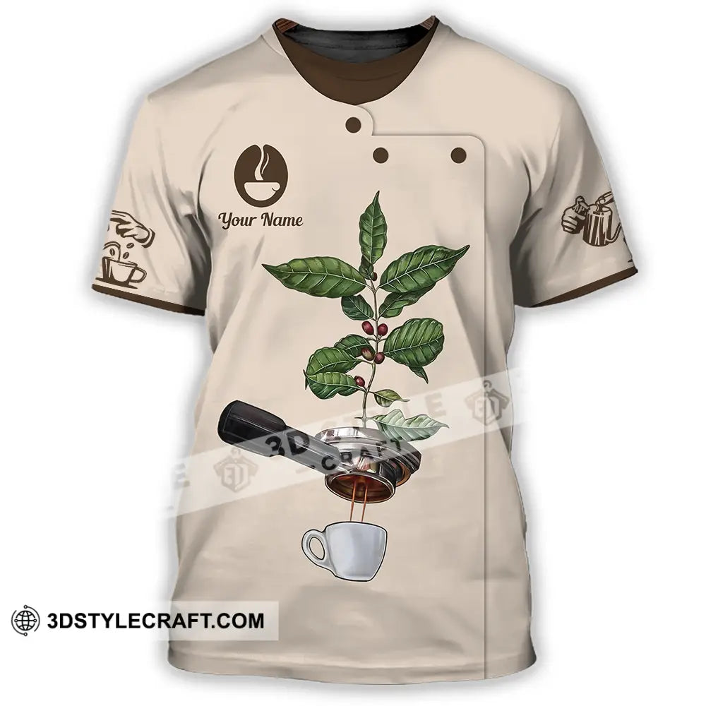 Unisex Shirt - Custom Text Shirt Barista Shirt T-Shirt / S T-shirt