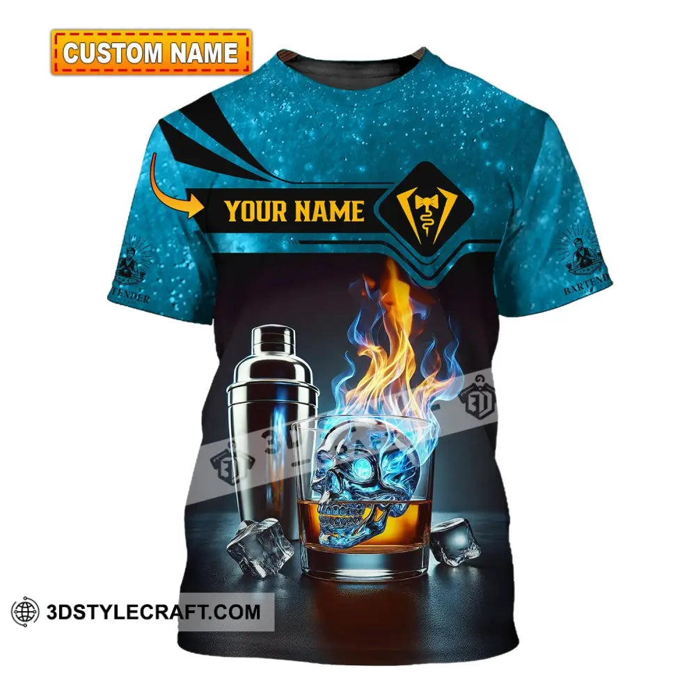 Unisex Shirt - Custom Text Bartender T-Shirt