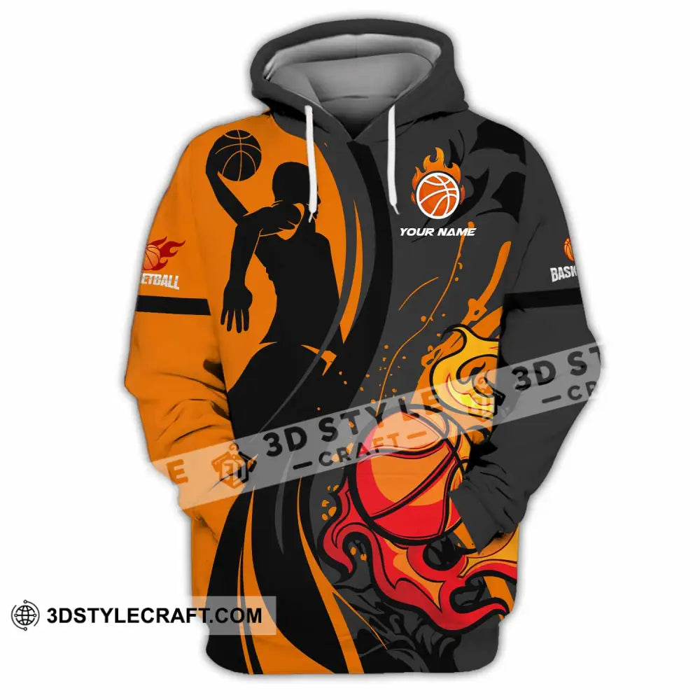 Unisex Shirt - Custom Text Shirt Basketball Shirt Hoodie / S T-shirt