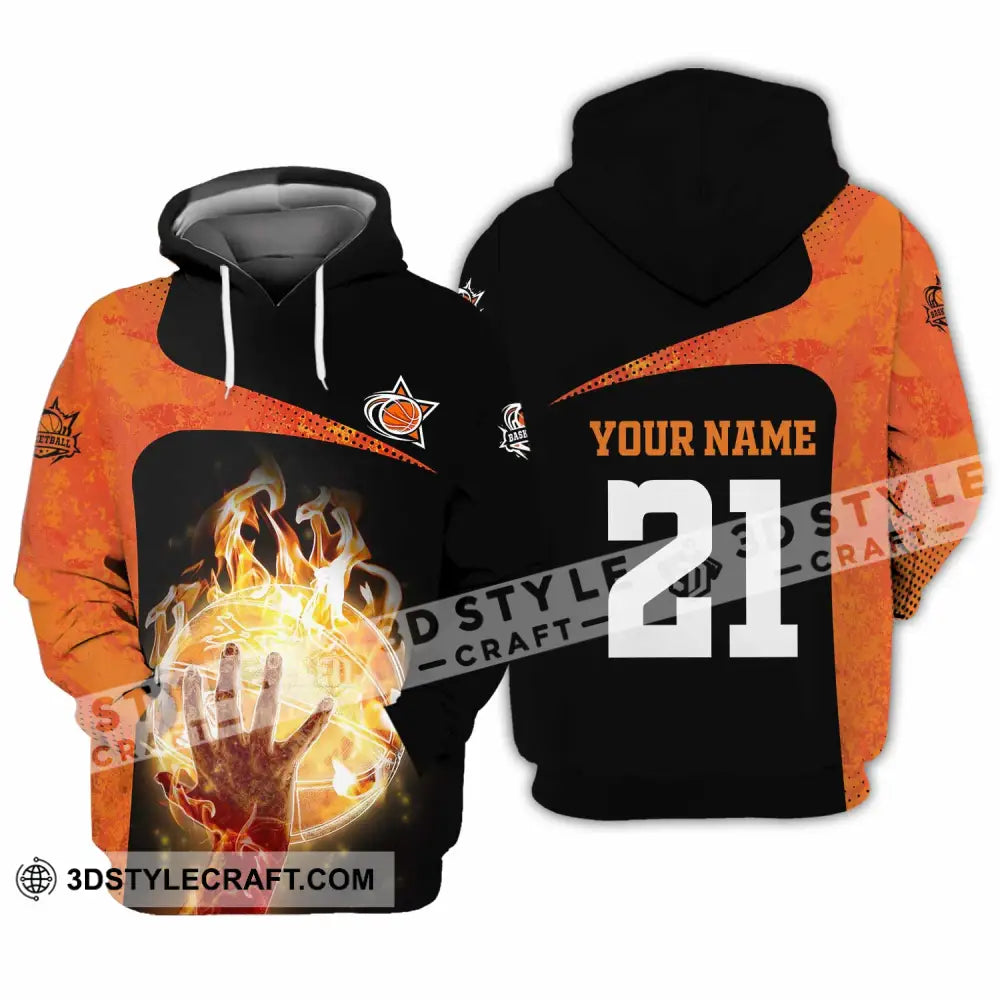 Unisex Shirt - Custom Text Shirt Basketball Hoodie / S T-shirt