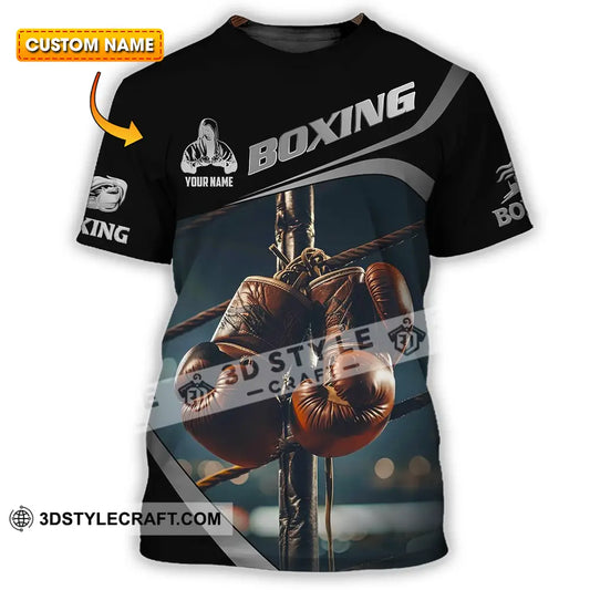 Unisex Shirt - Custom Text Boxing T-Shirt