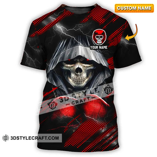 Unisex Shirt - Custom Text Shirt Boxing Shirt T-shirt