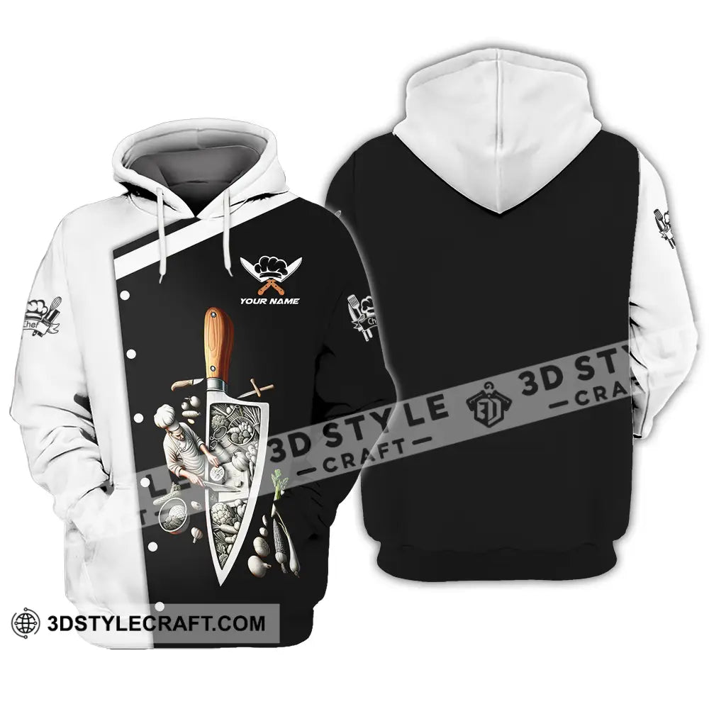 Unisex Shirt - Custom Text Chef Hoodie / S T-Shirt