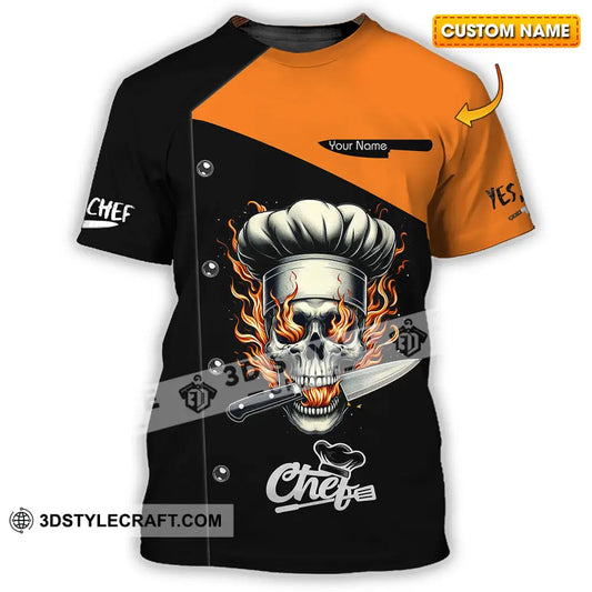Unisex Shirt - Custom Text Chef T-Shirt