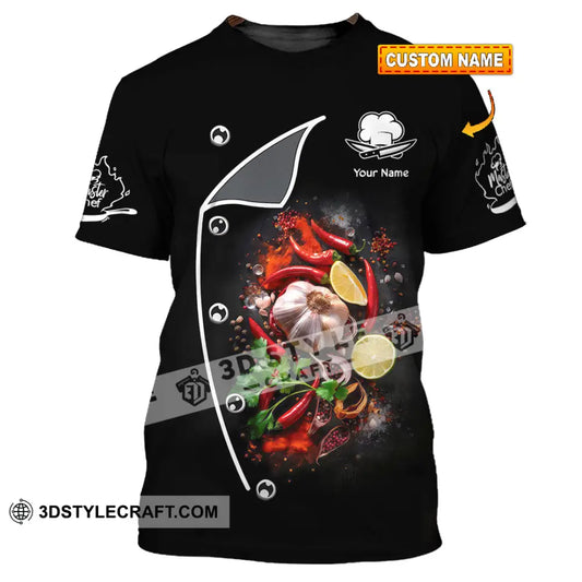 Unisex Shirt - Custom Text Shirt Chef Shirt T-shirt
