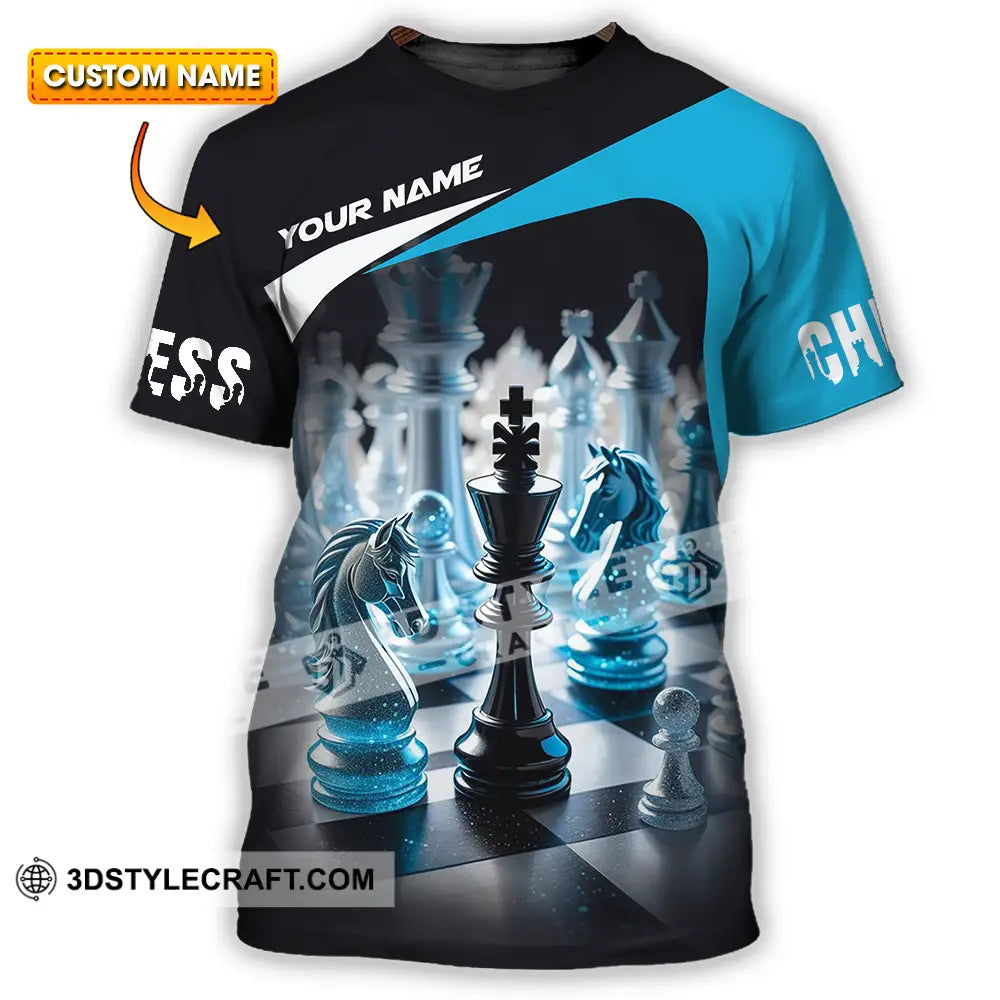 Unisex Shirt - Custom Text Chess T-Shirt