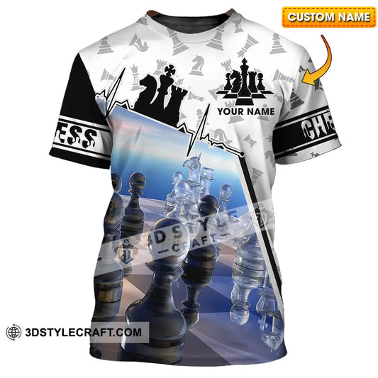 Unisex Shirt - Custom Text Chess T-Shirt