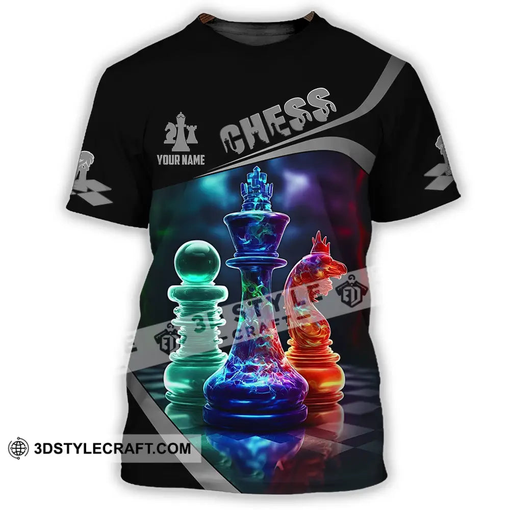 Unisex Shirt - Custom Text Chess T-Shirt / S T-Shirt
