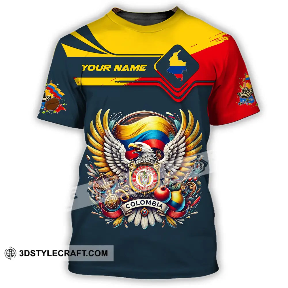 Unisex Shirt - Custom Text Colombia T-Shirt / S T-Shirt